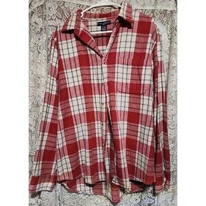 Ivy Crew Classics Button Up Shirt Long Sleeve Plaid Men’s Size XL